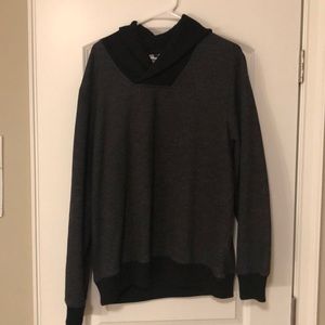 Black collar sweater